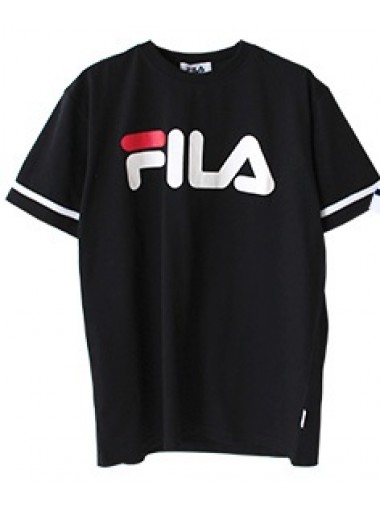 FILA Large Logo Tee - Black